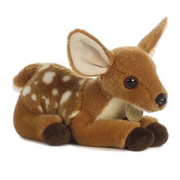 Realistic Stuffed Baby Deer 8 Inch Plush Animal by Aurora Fawn Plush, Deer Stuffed Animal, Fawns Deer, Young Animal, Cat Items, Baby Penguins, Pomeranian Puppy, Baby Deer, Cute Stuffed Animals