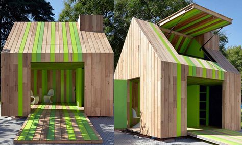 Modern Playhouse, Kid Friendly Backyard, Kids Cubby Houses, Kids Cubbies, Residential Exterior, Backyard Playhouse, Build A Playhouse, Cubby House, Cubby Houses