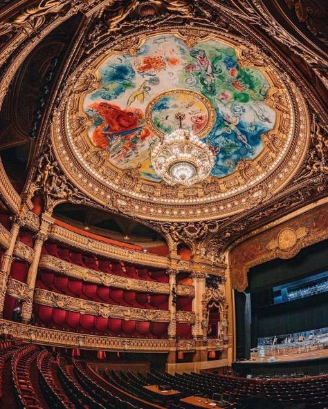 Opera House Architecture, Opera Garnier Paris, Empire Architecture, House In Paris, Charles Garnier, Paris Opera House, Opera Garnier, Church Aesthetic, A Night At The Opera