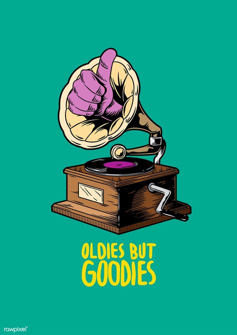 Oldies but goodies music creative illustration | free image by rawpixel.com / Tvzsu Motorbike Illustration, Music Creative, Graffiti Wallpaper Iphone, Card Inspo, Free Illustration Images, Graffiti Wallpaper, Hip Hop Art, Pop Art Wallpaper, Oldies But Goodies