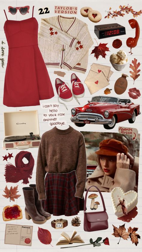 and I’ll do anything you say, if you say it with your hands 🧣 #taylorswift #swiftie #red #redtaylorsversion #taylorsversion #redalbum #outfit #outfits #aesthetic Red Album Aesthetic Outfit, Red Tv Outfit Ideas, Taylor Swift Red Outfit Aesthetic, Red Taylor Swift Outfits Aesthetic, Taylor Swift Outfit Moodboard, Taylor Swift Red Outfits Inspiration, Taylor Swift Concert Outfit Simple, Red Era Aesthetic Outfits, Red Taylors Version Outfit