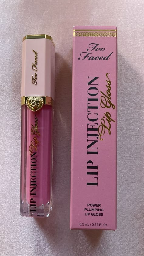 Two Face Lip Injection, Two Faced Lip Injection, Lip Injection Lip Gloss, Too Faced Lip Injection, Makeup Tut, Makeup Needs, Lip Injections, Too Faced Makeup, Luxury Makeup