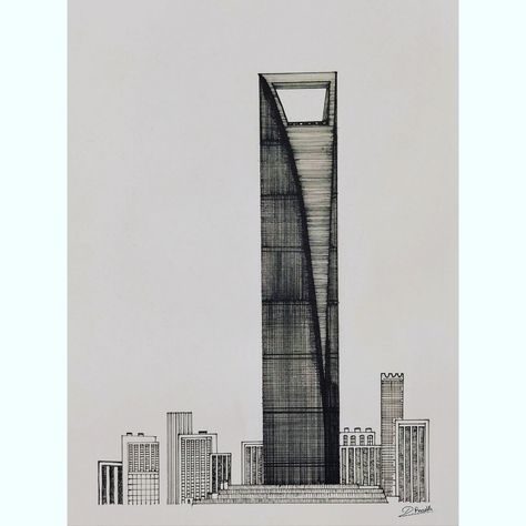 Sky Scrapers Drawing, Sky Scrapers, Art Board, Art Boards, Skyscraper, Multi Story Building, Arch, Sketch, Architecture