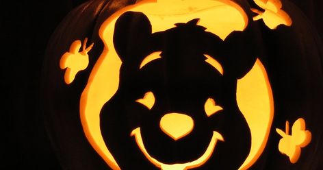 Pooh Pumpkin Carving, Winnie The Pooh Pumpkin Carving, Winnie The Pooh Pumpkin Painting, Tigger Pumpkin, Pooh Pumpkin, Winnie The Pooh Pumpkin, Pumpkin Carving Stencils Templates, Pumpkin Show, Carving Templates