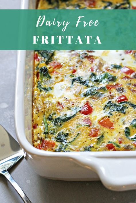 Gluten Free Breakfast Vegetarian, Gluten Free Vegetarian Easter Recipes, Dairy Free Dinner Casserole, Dairy Free Omelette, Frittata Recipes Gluten Free Dairy Free, Lactose Free Brunch Recipes, Diary Free Breakfast Casserole, Breakfast Quiche Dairy Free, Heart Healthy Frittata