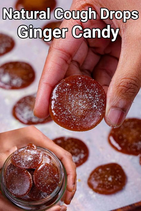 Ginger Candy Recipe, Ginger Candy, Ginger Chews, Resepi Biskut, Spicy Snacks Recipes, Candy Recipe, Sweet Dishes Recipes, Candy Recipes Homemade, Vegetarian Snacks Recipes