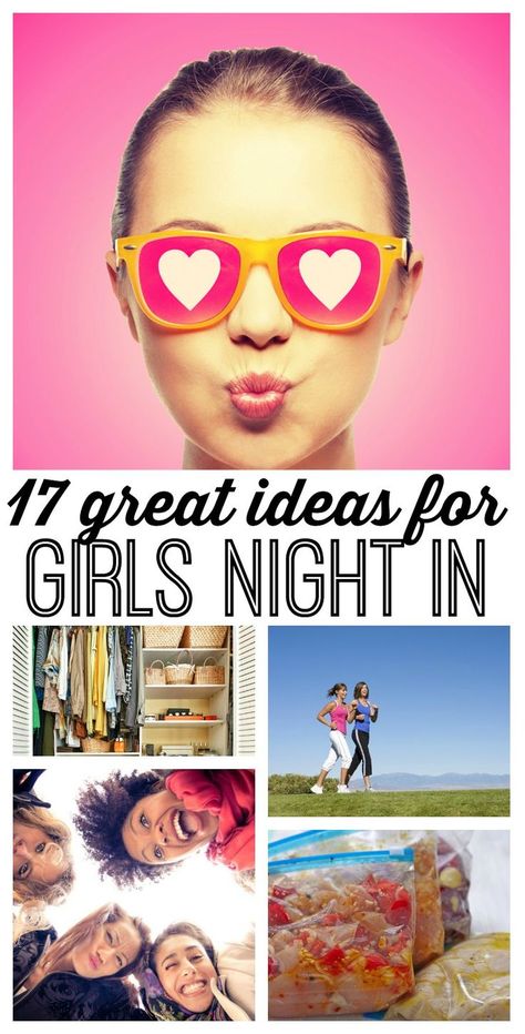 17 awesome girls' night in ideas! Sometimes - you just need a night IN with your girlfriends. Use these 17 girls night in party ideas to keep things simple and FUN! Call your best gal pals, and start making plans to stay in! (I especially love #12!) ad Ideas For Girls Night, Night In Ideas, Girls Night In Party Ideas, Moms' Night Out, Moms Night, Girls Night In, Mom Party, Girls Night Party, Gal Pal