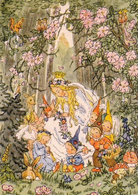 Old Fairytale Art, Old Storybook Illustrations, German Fairytale Aesthetic, Storybook Illustration Fairy Tales, Folktale Illustration, Fairy Tale Aesthetic, Storybook Aesthetic, Fairytale Wallpaper, Swedish Fairytale Art