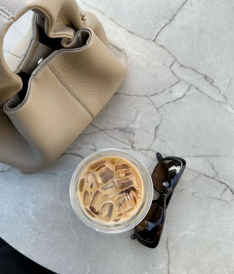 daily dose of caffeine ☕️👜 aesthetic photo filler coffee photo iced coffee photo Pinterest Inspo neutrals brown instagram feed instagram story inspo coffee photo inspiration Brown Instagram Feed, Iced Coffee Photo, Caffeine Aesthetic, Feed Filler, Brown Instagram, 2024 Manifestation, Coffee Photo, Filler Photos, 2024 Moodboard