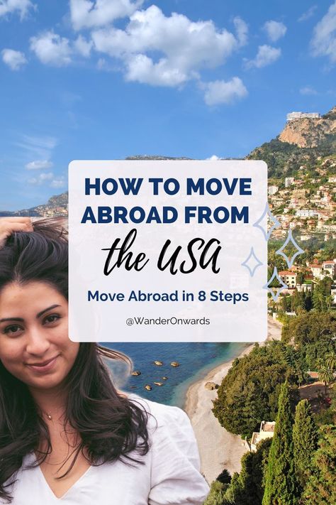 How To Move Abroad from the USA: Expat Life Abroad Expat Life Living Abroad, Retire Abroad, Working Abroad, Work Overseas, Live Abroad, International Move, Moving Abroad, Moving To The Uk, I Want To Leave