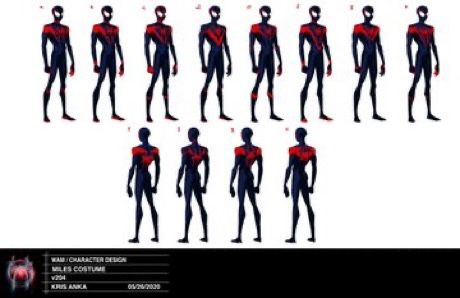 Across The Spiderverse Concept Art, Spiderverse Artbook, Atsv Concept Art, Spider Verse Concept Art, Shadow Spider, Spiderverse Concept Art, Miles Morales Spiderverse, Suit Concept Art, Meta Human