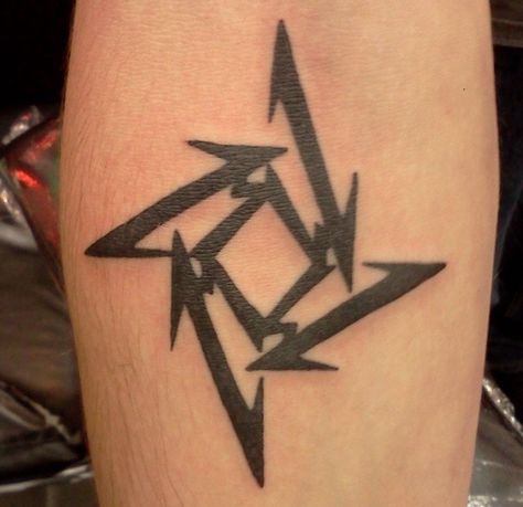 Possible Metallica tattoo Metallica Star Tattoo, Metallica Ninja Star Tattoo, Metallica Tattoo Women, Metallica Lyrics Tattoo, Metallica Tattoo Ideas, Metallica Lyrics, Metallica Tattoo, Jack Tattoo, Lyrics Tattoo