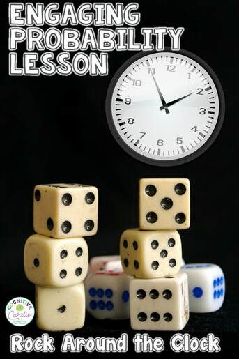 Probability Lesson for Middle School Math Math Probability, Probability Lessons, Probability Games, Probability Activities, Simple Probability, Probability Math, Maths Activities Middle School, Rock Around The Clock, Middle School Math Classroom