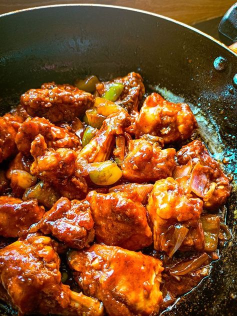 Bhoj Adda | Dry chilli chicken 😋  | Facebook Chilli Chicken, Chicken