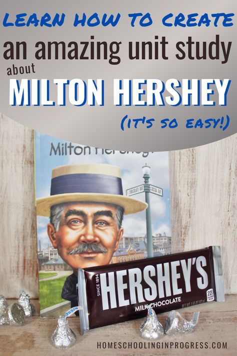 Homeschool Cooking, Literature Unit Studies, Homeschool Adventures, Milton Hershey, The Chocolate Touch, March Lessons, Elementary Homeschool, History Of Chocolate, Used Legos