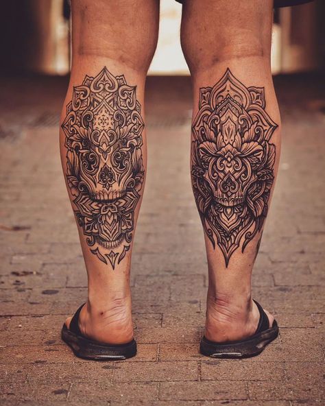 Explore the world of leg tattoos! Dive into trending designs, expert tips, and all you need to know before getting inked with the perfect leg tattoo! Thigh Sleeve Tattoo, Discover Tattoo, Mandala Tattoo Leg, Calf Sleeve Tattoo, Geometric Tattoo Leg, Mandala Tattoo Meaning, Tattoos For Moms, Leg Tattoo Ideas, Best Leg Tattoos