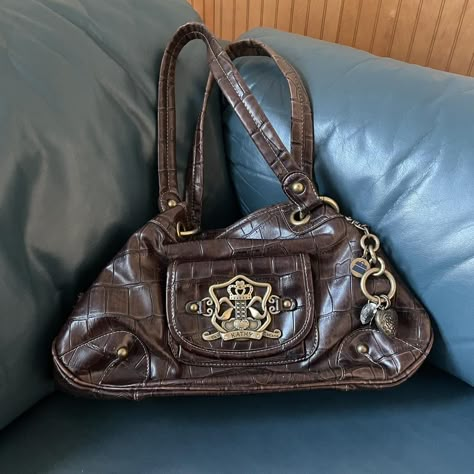 ✮ Brown Shoulder Bag 
Tag 🏷️ Kathy Van Zeeland 

✮... - Depop Soft Decay, Kathy Van Zeeland, Bag Obsession, Brown Shoulder Bag, Thrift Finds, Jewelry Lookbook, Essential Bag, Bag Tag, Cute Charms