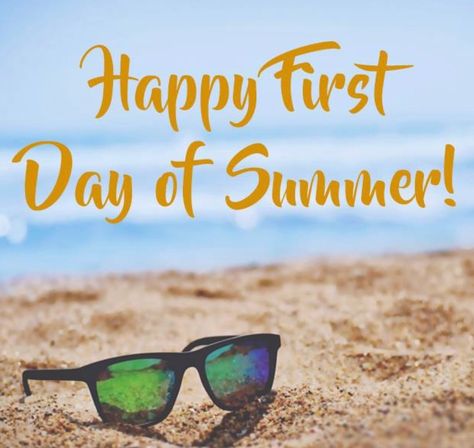 Happy first day of Summer 🔆 Enjoying Summer Quotes, First Day Of Summer Quotes, Summer Breeze Quotes, Summer Lovin Quotes, Happy 1st Day Of Summer, Dog Days Of Summer Quotes, Glasses Quotes, Happy First Day Of Summer, Working On Me