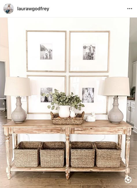 Everett Foyer Table, Cheap Couches, Rustic Entryway Table, Entry Way Ideas, Entryway Table Decor, Foyer Table, Entryway Ideas, Home Entrance Decor, Table Styling