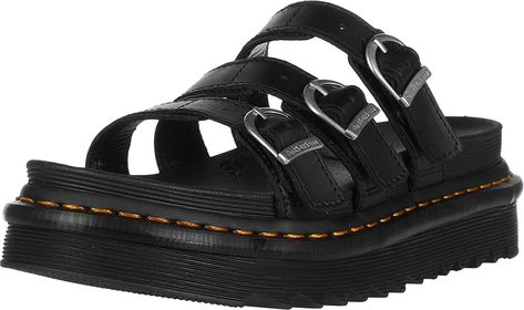 Blaire Sandal, Dr Martens Womens, Womens Slides Sandals, Buckled Heels, Womens Slides, Kids Luggage, Free Amazon Products, Uk Fashion, Platform Shoes