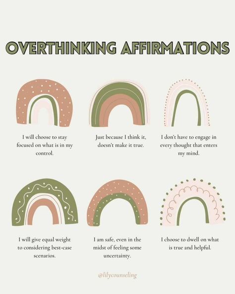 What To Do When You Overthink, How To Help Overthinking, Affirmations For Overthinking Quotes, Advice For Overthinking, Affirmations For Worrying, Tips For Overthinkers, For Overthinkers, Stop Overthinking Affirmations Positive, Affirmation For Overthinking