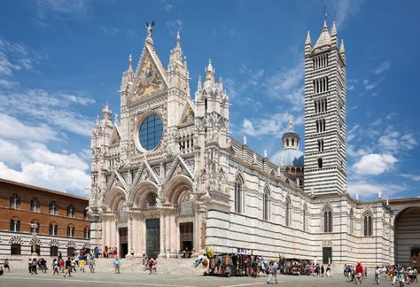 15 Best Things to Do in Siena (Italy) - The Crazy Tourist Siena Cathedral, Siena Italy, Cathedral Architecture, Sorrento Italy, Verona Italy, Religious Architecture, Capri Italy, Italy Tours, Cathedral Church