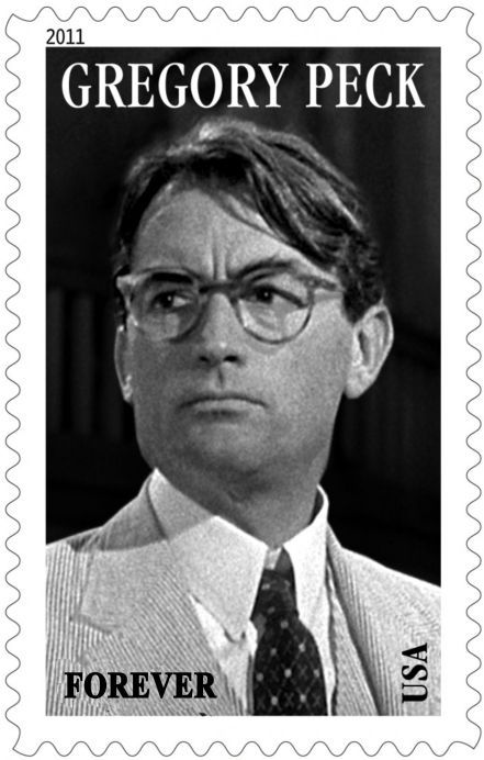 Gregory Peck | Postage Stamp Erroll Flynn, Usps Stamps, طوابع بريد, Atticus Finch, Usa Stamps, Commemorative Stamps, Going Postal, Gregory Peck, Kirk Douglas