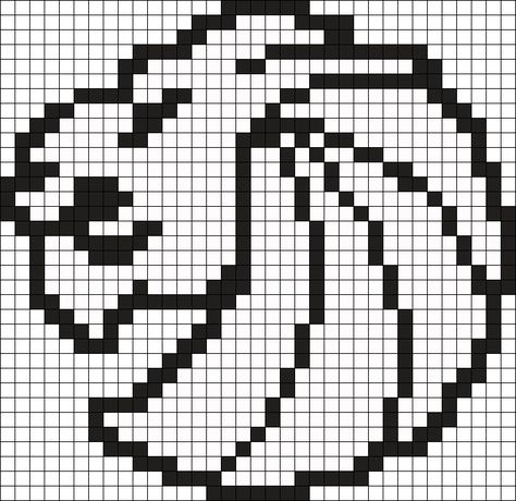 Seven Lions Perler Bead Pattern / Bead Sprite Seven Lions Perler, Edc Perler, Excision Perler, Rave Perler Pattern, Rave Perler, Festival Kandi, Rave Bracelets, Kandi Cuffs, Melty Bead Patterns