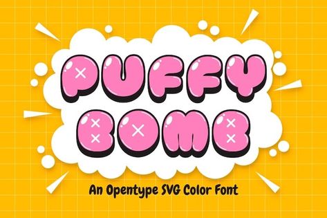 Puffy Bomb Font | Free Download on Freepik Resume Maker, Logo Psd, Free Business Card Mockup, Technology Icon, Image Icon, Font Free, Business Card Maker, Flyer Maker, Poster Maker