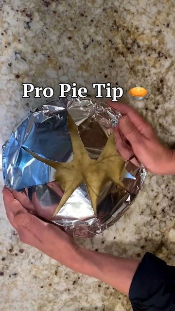 Denise Marchessault on Instagram: "Pro Pie Tip 🥧👩‍🍳 

Have you ever wrestled with putting foil on a hot pie? 

Before your pie goes into the oven, create a simple foil shield. 

It will protect your pie’s edges—and your fingers, too!" How To Cover Pie Crust Edges With Foil, Recipes Substitutions, Denise Marchessault, Pretty Pie Crust, Life Hacks Food, Dinner Pies, Pie Crust Edges, Pie Fillings, Instagram Pro