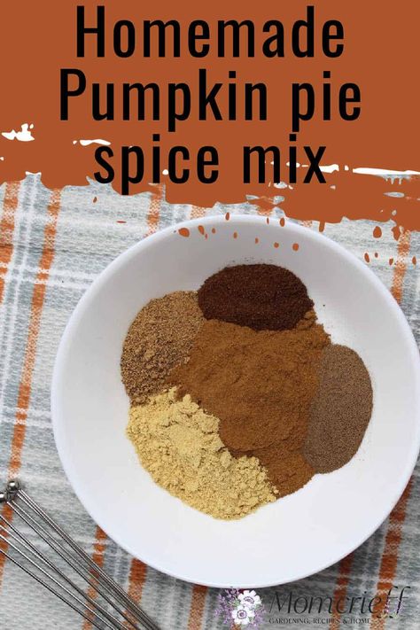 Make your own pumpkin pie spice mix. You only need 5 spices that you may already have at home. Save money doing this! Homemade Pumpkin Pie Spice, Pumpkin Pie Spice Recipe, Pie Spice Recipe, Pumpkin Pie Spice Mix, Homemade Pumpkin Spice, Slow Cooker Pumpkin, Spice Mix Recipes, Homemade Spice Blends, Seasoning And Spice