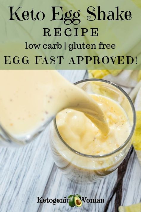 Ketogenic Woman, Egg Fast Diet, Egg And Grapefruit Diet, Keto Egg Fast, Keto Shakes, Egg Diet Plan, Egg Fast, Low Carb Meal, Kale Smoothie