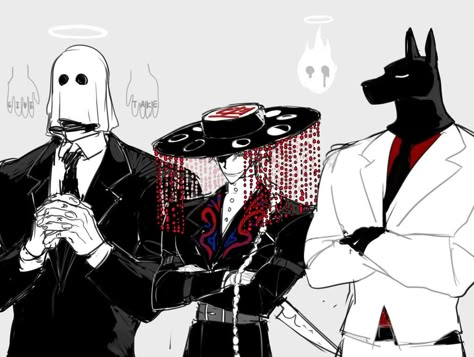 Anime Cape Reference, Librarian Oc Male, Formal Character Design, Lethal Company Fanart, Villian Characters Design, No Face Portrait, Villian Design, Monster Ocs, 강아지 그림