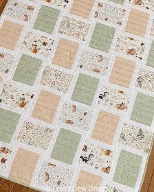 Fresh Dew Drops: A Baby Quilt - Little Fawn version Project Linus Quilts, Alabama Quilt, Christmas Applique Patterns, Quilt Patterns Easy, Baby Quilt Patterns Easy, Woodland Baby Quilt, Quilts Simple, Baby Baker, Rag Quilt Tutorial