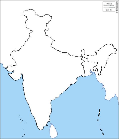 India : free map, free blank map, free outline map, free base map : coasts, limits Expanded Form Math, 4th Grade Reading Worksheets, India World Map, World Map Outline, Map Of India, Homeschool Writing, Physical Map, Geography Map, Asia Map