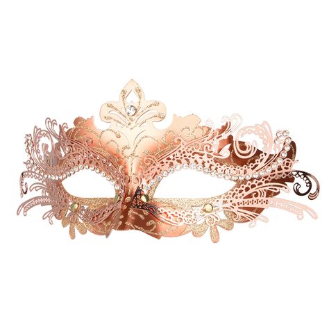 Rose Gold Masquerade Mask, Handmade Mask, Gold Masquerade Mask, Ball Mask, Gold Powder, Venetian Masks, Masquerade Party, Masks Masquerade, Masquerade Mask