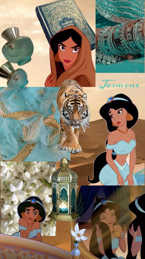 #disney #jasmine #jasminecore #core #collage #aesthetic Disney Princess Jasmine, Disney Princess Artwork, Disney Jasmine, Princess Wallpaper, Disney Collage, Aladdin And Jasmine, Princess Pictures, Disney Princess Pictures, Old Disney