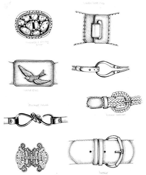 Belts Aesthetic, Accessories Design Sketch, Trendy Belts, Crochet Belt, Fashion Design Drawing, Fashion Illustrations Techniques, Fashion Words, Boho Belts, Fashion Sketchbook