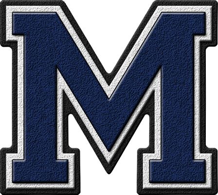 Presentation Alphabets: Navy Blue Varsity Letter M Best Camera For Photography, Varsity Letters, M Letter, University Of South Florida, Instructional Technology, Inspirational Typography, Cute Tiny Tattoos, Varsity Letter, Doodle On Photo