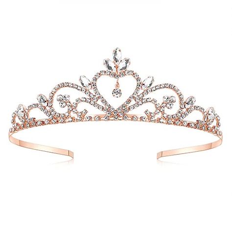 Sweet 16 Tiara, Sailor Moon Wedding, Rose Gold Tiara, Tiara Headpieces, Moon Cosplay, Crown For Women, Moon Wedding, Bride Tiara, Beautiful Tiaras