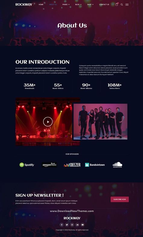 Band Website Design, Production Company Website, Events Website Design, Event Website Design, Neon Apartment, Music Website Design, Web Wireframe, Musician Website, Dj Website