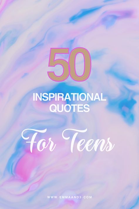 Discover a collection of inspirational quotes for teens, igniting motivation and positivity. Empower your young people with these impactful words Age 13 Quotes, Inspirational Quotes For Teens Girls, Teen Inspirational Quotes, Inspiring Quotes For Teens, Motivational Quotes For Teens, Quotes For Teens Girls, You Are Strong Quotes, Impactful Words