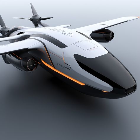 Innovatives Design eines Flugtaxis Future Airplane, Flying Car Concept, Futuristic Plane, Futuristic Aircraft, Concept Aircraft, Electric Aircraft, Luxury Helicopter, Aerospace Design, Concept Vehicles Sci Fi