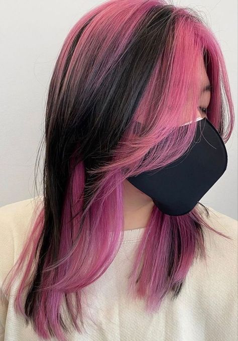 Hair Color Underneath, Hair Color Streaks, Hair Streaks, Pretty Hair Color, Dye My Hair, Hair Dye Colors, Hair Inspiration Color, Hair Inspo Color, Aesthetic Hair