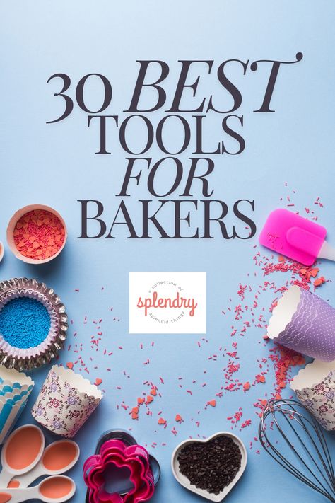 Discover the best tools for bakers that every kitchen needs! From essential measuring tools to specialized decorating gadgets, our ultimate guide will help you choose the perfect equipment to elevate your baking game. Perfect for both beginner bakers and seasoned pros. #BakingTools #BakingEssentials #BakingTips #KitchenTools #BakingEquipment Cool Baking Gadgets, Essential Baking Tools, Baking Equipment Kitchen Tools, Baking Tools And Equipment, Kitchen Items Must Have, Baking Essentials Tools, Bakers Kitchen, Baking Gadgets, Baking Equipment