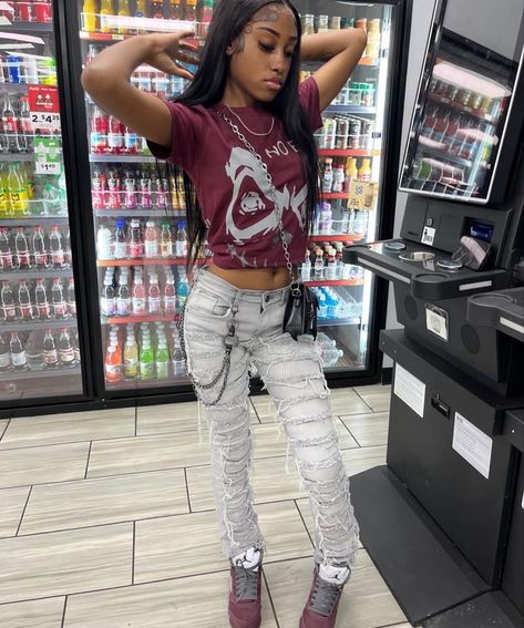 Dope Swag Outfits, 16th Birthday Outfit, Girls Streetwear, Fly Outfit, Fasion Outfits, Stylish Summer Outfits, Cute Lazy Day Outfits, Swag Outfits For Girls, Lazy Day Outfits