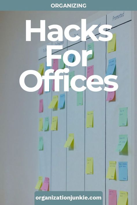 Make your own calendar/to-do list with what? Clothespins? You gotta see this one! It's brilliant. And there are 12 more ridiculously smart office organizing hacks where that one came from! #officeorganizationideas #diyofficeorganzation Work Office File Organization Ideas, Organizing Your Office At Work, Project Manager Office Decor, How To Organize An Office, Corporate Office Inspiration, Professional Office Organization, Office Hacks Organizing Ideas, Work Organization Ideas Office, Organized Office At Work