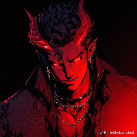 Tiefling Character Design Male, Dnd Tiefling, Enchanted Book, Fantasy Demon, Monster Boy, Dark Fantasy Artwork, Anime Demon Boy, Dark Anime Guys, Demon Art