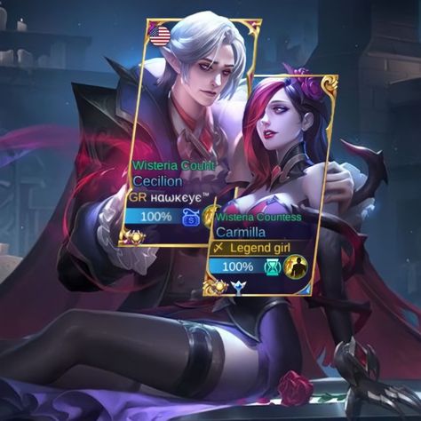 Camilla X Cecilion, Mlbb Cecilion X Carmilla, Carmilla Cecilion, Cecilion X Carmilla, Mobil Legend, Mobile Legends Cosplay, Splash Art, Girlfriend Goals, Mobile Legend