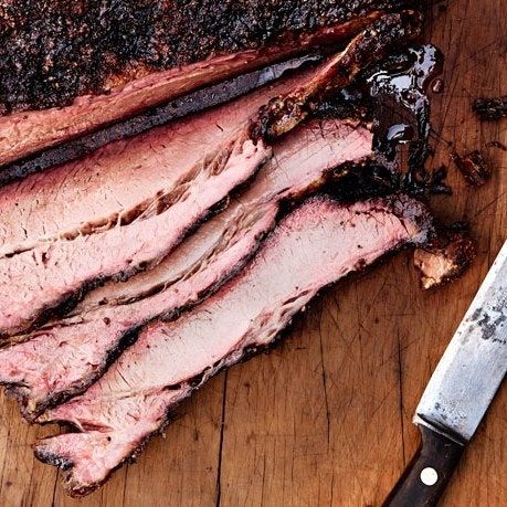 How to Make Texas-Style Smoked Brisket in a Gas Grill | Bon Appétit Brisket On Gas Grill, Brisket Recipes Smoked, Brisket Recipes, Smoked Brisket, Smoker Recipes, Smoked Food Recipes, Beef Brisket, Bbq Recipes, Cooking Meat